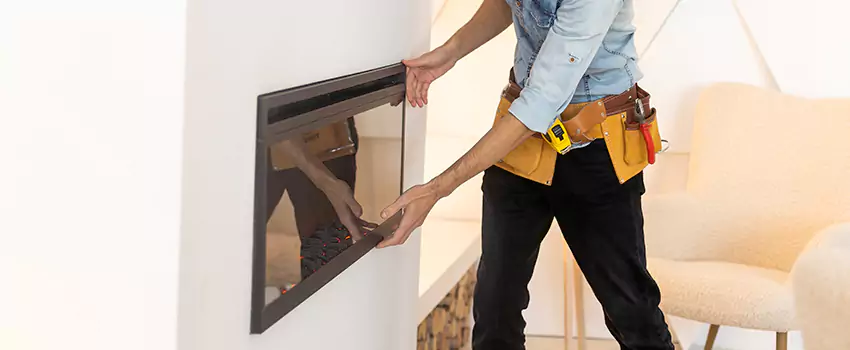 Metal Fireplace Installation in Champlin, Minnesota