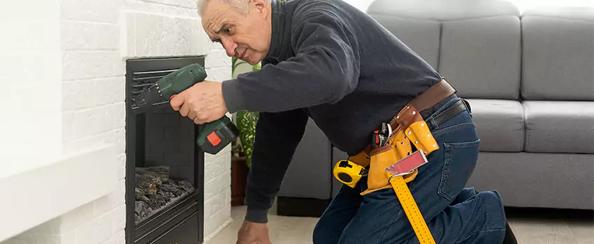 New Indoor Fireplace Installation in Champlin, Minnesota