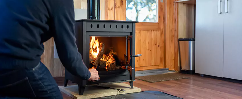 Open Hearth Wood Fireplace Installation in Champlin, MN