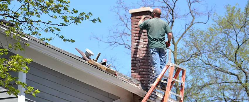 Vinyl and PVC Chimney Flashing Installation in Champlin, MN