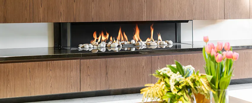 Double-height Fireplace Design Refurbishment in Champlin, Minnesota