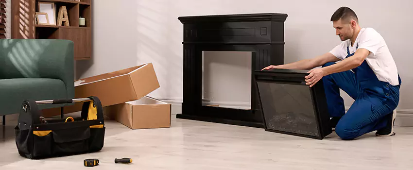 Old Rusted Metal Fireplace Repair And Replacement in Champlin, MN